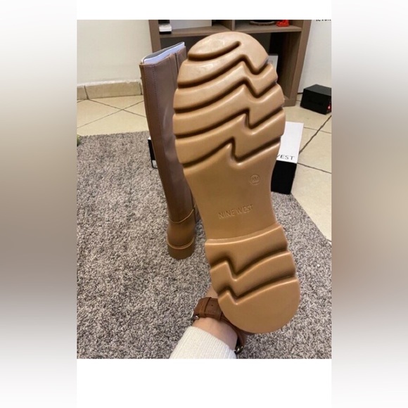 Nine west camel verve city lug sole boots NWT - Picture 10 of 11